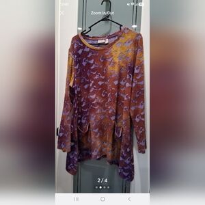 Lot Of 3 LOGO by Lori Goldstein Multicolor Tunics. Very Flattering XL